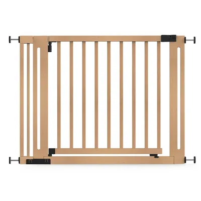 Safetots Barrière Élégante Bois Naturel 73cm, 125cm-133cm