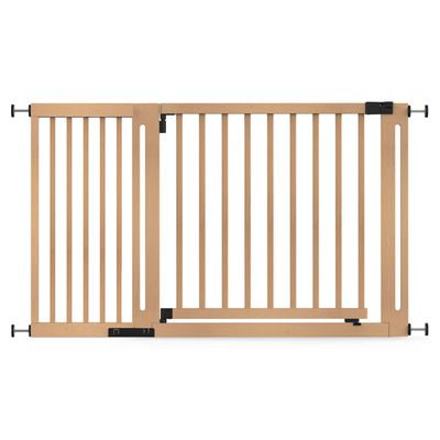 Safetots Barrière, bois blanc - ouverture 65cm réglable