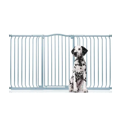 Bettacare Barrière Chien Courbée Extra Haute 152-161cm 100cm Blanc Mat