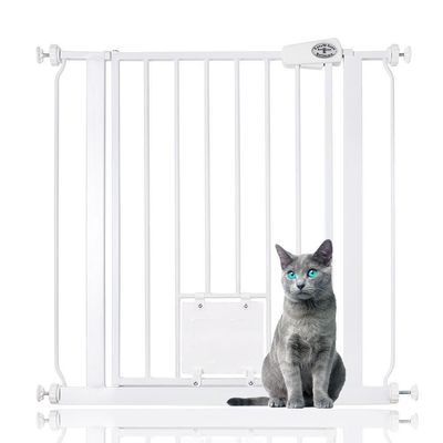 Bettacare Barrière Sécurité avec Trappe Verrouillable, 81,4cm-89cm