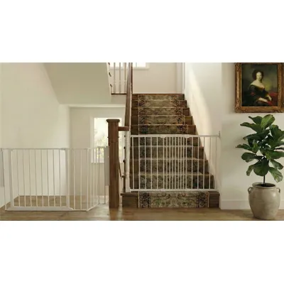 Safetots Barrière de Sécurité Escalier Multi-Panneaux Noir