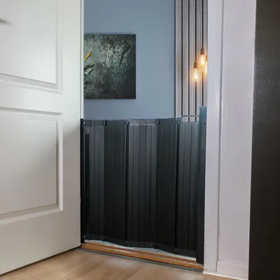 Safetots Barrière Automatique Rétractable 55–89 cm Noir