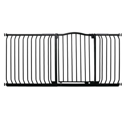 Bettacare Barrière Pour Animaux Courbée 107–116 cm Gris Mat