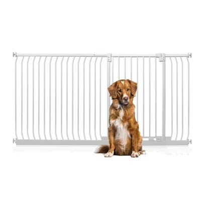 Bettacare Elite Barrière Extra Haute 125–134 cm, 96,8 cm Blanc Mat