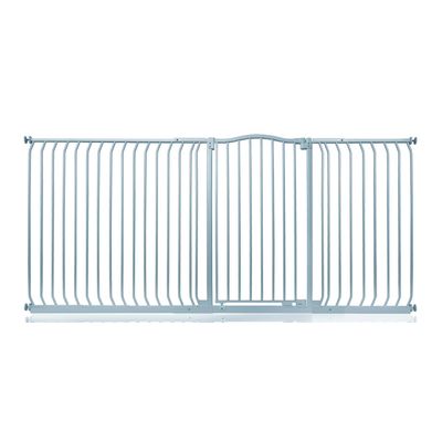 Safetots Barrière Extra Haute Courbée 225–234 cm, 100 cm, Noir Mat