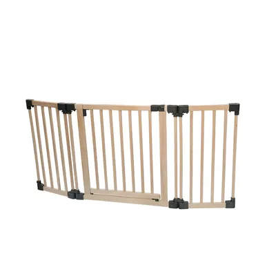 Safetots Barrière Multi-panneaux Bois avec Porte 176x76 cm Safetots Barrière Multi-panneaux Bois avec Porte 176x76 cm