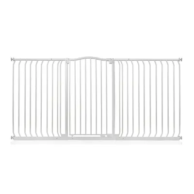 Safetots Barrière Supérieure Extra Haute Courbée 100cm Blanc Mat