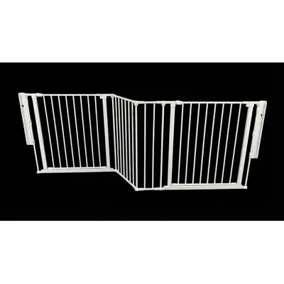 Safetots Barrière Multi-Panneaux 2 Portillons 272 cm Blanc
