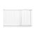 Safetots Barrière Extra Haute Courbée 100 cm, 171–180 cm, Blanc Mat