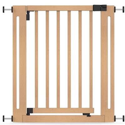 Safetots Barrière, bois blanc - ouverture 65cm réglable