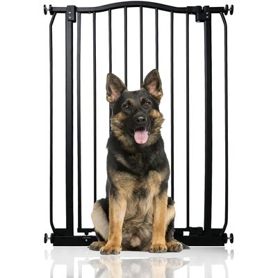 Bettacare Barrière Courbée Extra Haute 170-179cm Noir Mat