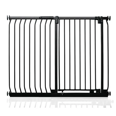 Safetots Barrière de Sécurité Extra Haute Elite 116–125cm Noir Mat