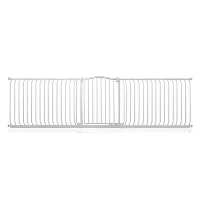 Safetots Barrière de Sécurité Supérieure Courbée 134–143 cm Blanc Mat