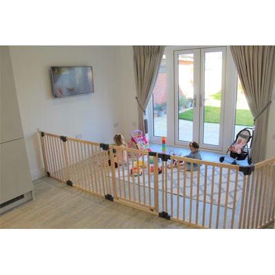 Safetots Séparateur Multi-panneaux Bois 156x76 cm