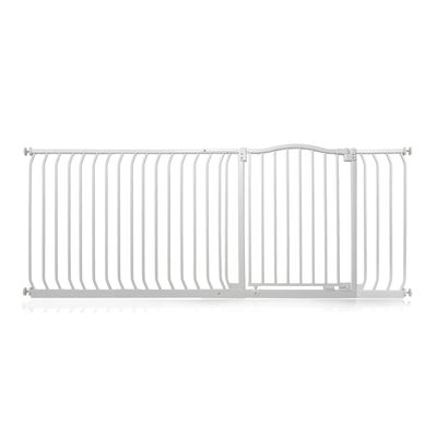 Safetots Barrière de Sécurité Supérieure Courbée 134–143 cm Blanc Mat