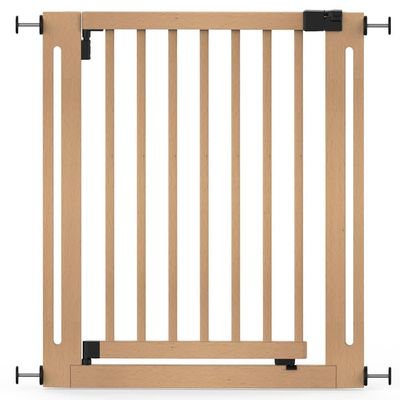 Safetots Barrière, bois blanc - ouverture 65cm réglable