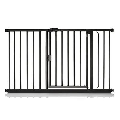 Bettacare Barrière Automatique Pour Chien 125,4–132,4 cm Noir Mat Bettacare Barrière Automatique Pour Chien 125,4–132,4 cm Noir Mat