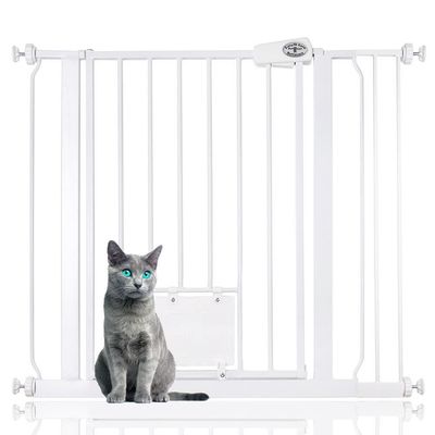 Bettacare Barrière Sécurité avec Trappe Verrouillable, 81,4cm-89cm