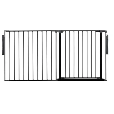 Safetots Séparateur de Pièce Multi-panneau Premium 70cm Noir