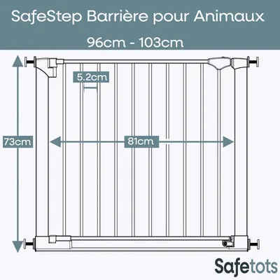 Bettacare Barrière SafeStep 81 cm blanche