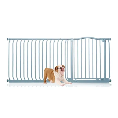 Bettacare Barrière pour animaux courbée 171–180cm gris mat Bettacare Barrière pour animaux courbée 171–180cm gris mat