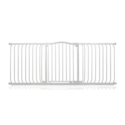 Bettacare Barrière Pour Animaux Courbée 179–188 cm Blanc Mat