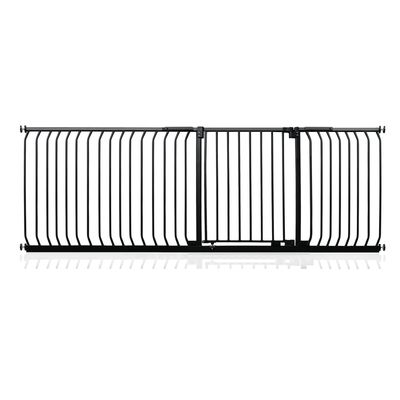Safetots Barrière Sécurité Elite, Fixation Par Pression, 80–89 cm, Gris Mat