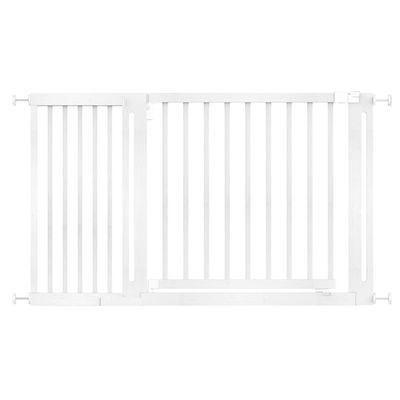 Safetots Barrière, bois blanc - ouverture 65cm réglable