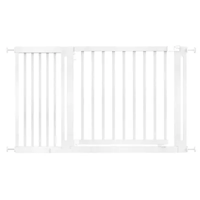 Safetots Barrière Élégante Bois Naturel 73cm, 125cm-133cm