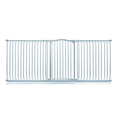 Safetots Barrière Extra Haute Courbée 100 cm Gris Mat