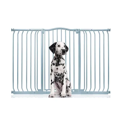 Bettacare Barrière Chien Courbée Extra Haute 152-161cm 100cm Blanc Mat