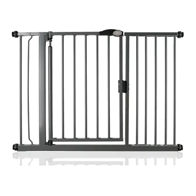 Bettacare Barrière À Fermeture Automatique 118,2-125,2 cm Gris Ardoise