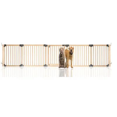 Bettacare Barrière En Bois Multi-panneaux 376cm x 76cm Bettacare Barrière En Bois Multi-panneaux 376cm x 76cm
