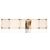 Bettacare Barrière En Bois Multi-panneaux 376cm x 76cm