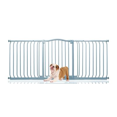 Bettacare Barrière Pour Animaux Courbée 107–116 cm Gris Mat