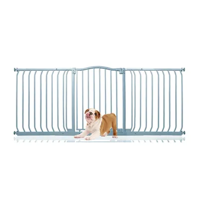 Bettacare Barrière Courbée Pour Animaux 170–179cm Gris Mat