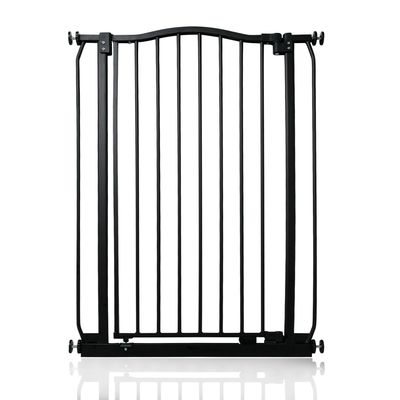Safetots Barrière Extra Haute Courbée 225–234 cm, 100 cm, Noir Mat