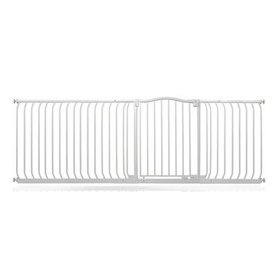 Bettacare Barrière Pour Animaux Courbée 107–116 cm Gris Mat