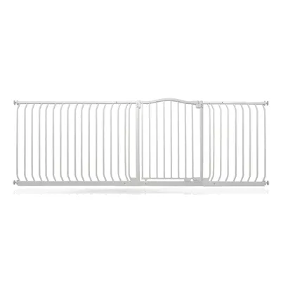 Bettacare Barrière Pour Animaux Courbée 216–225 cm Blanc Mat Bettacare Barrière Pour Animaux Courbée 216–225 cm Blanc Mat