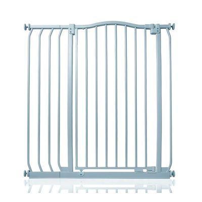 Safetots Barrière Extra Haute Courbée 225–234 cm, 100 cm, Noir Mat
