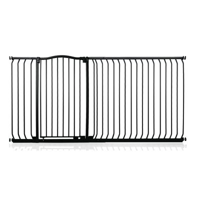 Safetots Barrière Extra Haute Courbée 225–234 cm, 100 cm, Noir Mat