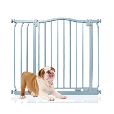 Bettacare Barrière Pour Animaux Courbée 107–116 cm Gris Mat