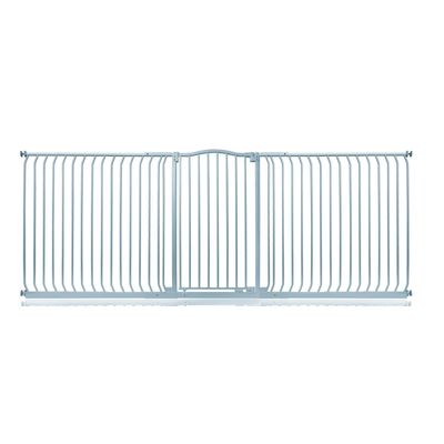 Safetots Barrière Extra Haute Courbée 225–234 cm, 100 cm, Noir Mat