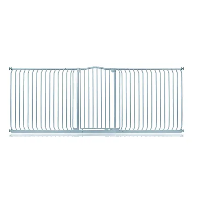 Safetots Barrière Extra Haute Courbée 271cm-280cm, 100cm, Gris Mat Safetots Barrière Extra Haute Courbée 271cm-280cm, 100cm, Gris Mat