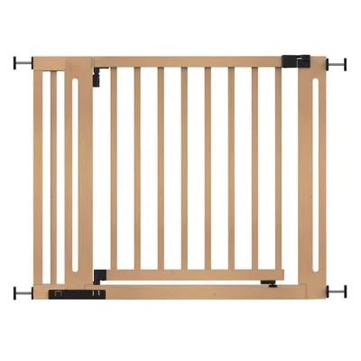 Safetots Barrière Élégante Bois Naturel 73cm, 125cm-133cm