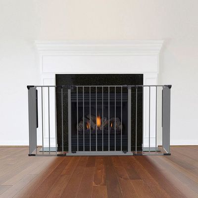 Safetots Pare‑feu Multi‑panneaux 71 x 138 cm, 70 cm de hauteur, Gris