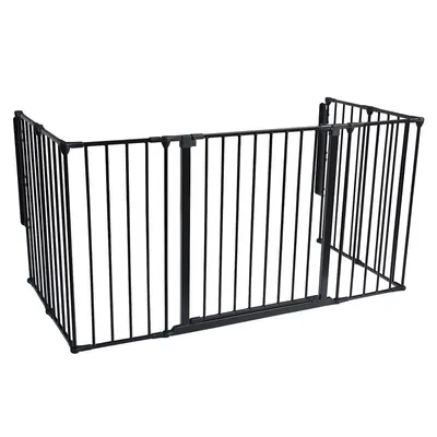 Safetots Pare-feu Multi-panneaux 71 x 138 x 70 cm Noir