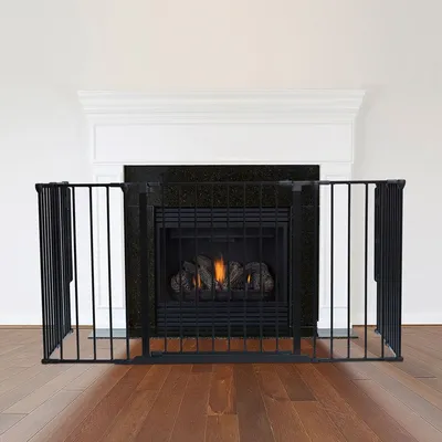 Safetots Pare-feu Multi-panneaux 71 x 138 x 70 cm Noir