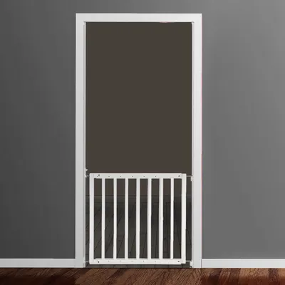 Safetots Barrière Haut d'Escalier Bois 63,5–105,5 cm Blanc