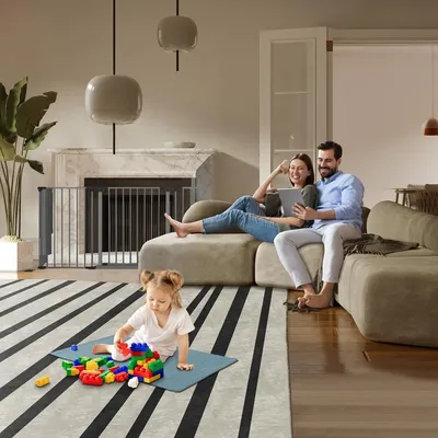 Safetots Garde-feu Multi-panneaux 51 x 138 x 70 cm Gris